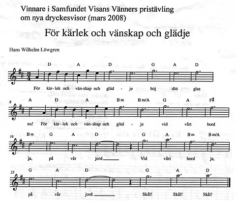 F&ouml;r k&auml;rlek och v&auml;nskap och gl&auml;dje
